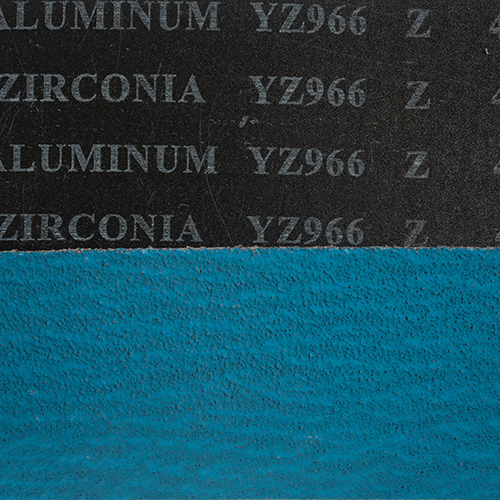 YZ966-SL  锆刚玉磨料，砂面蓝色，聚酯布重型布基